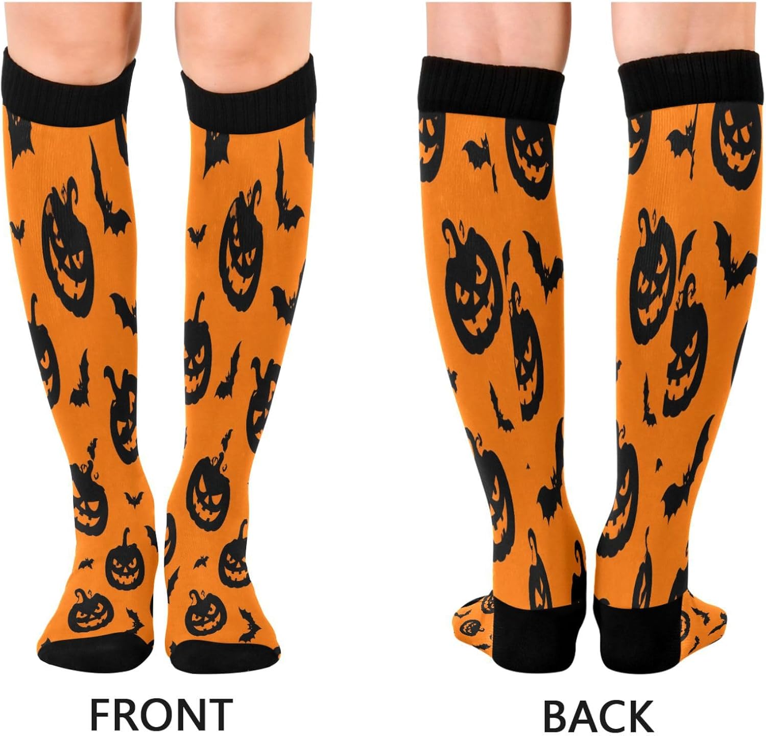 Spooky Pumpkins Compression So - Knee High Sock Women recension och pris