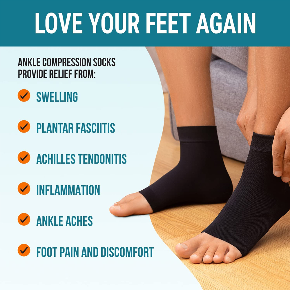 1 Pair Nano Socks Neuropathy S - Ankle Brace Sock recension och pris