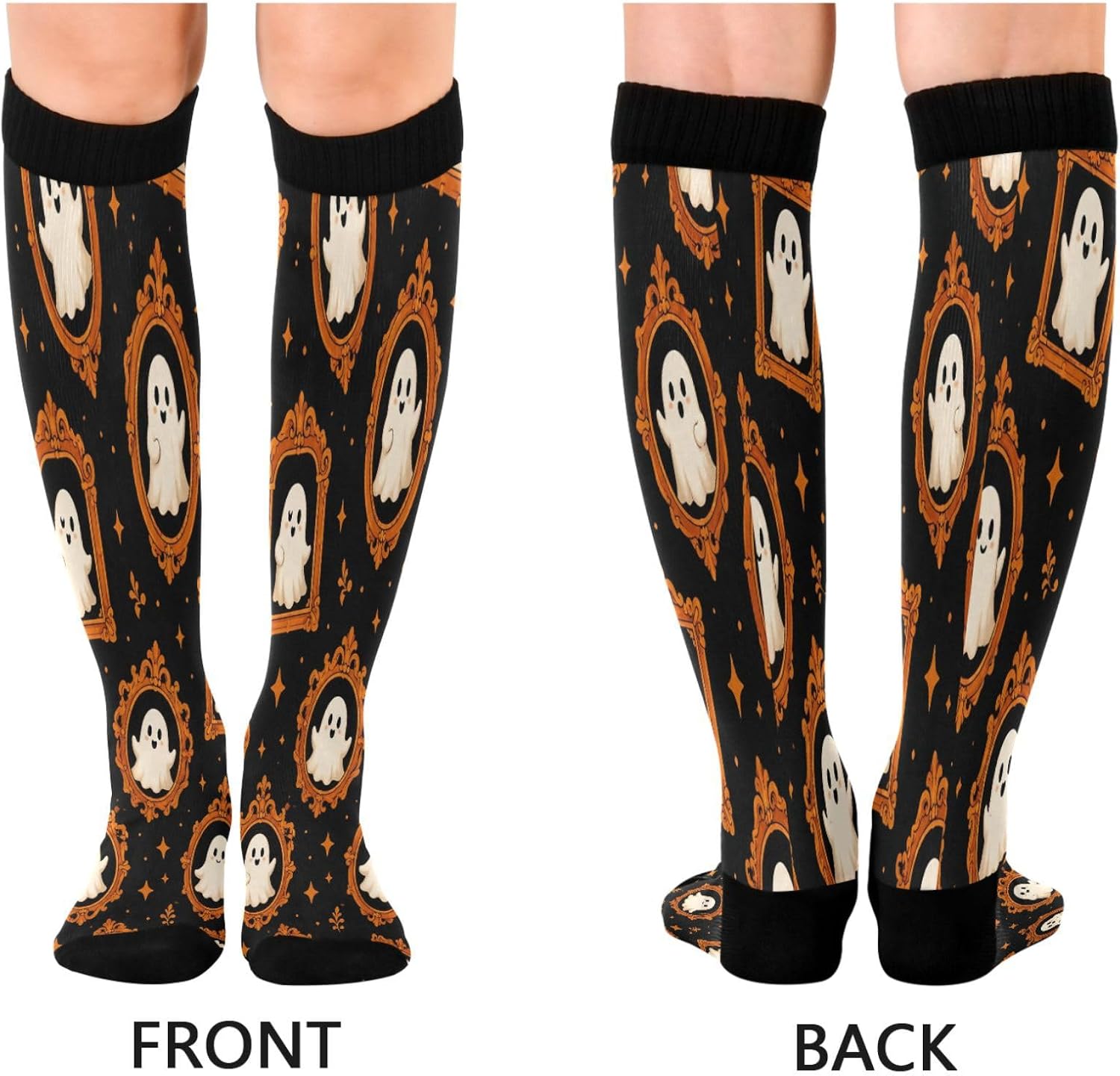 Halloween Boo Compression Sock - Knee High Sock Women recension och pris