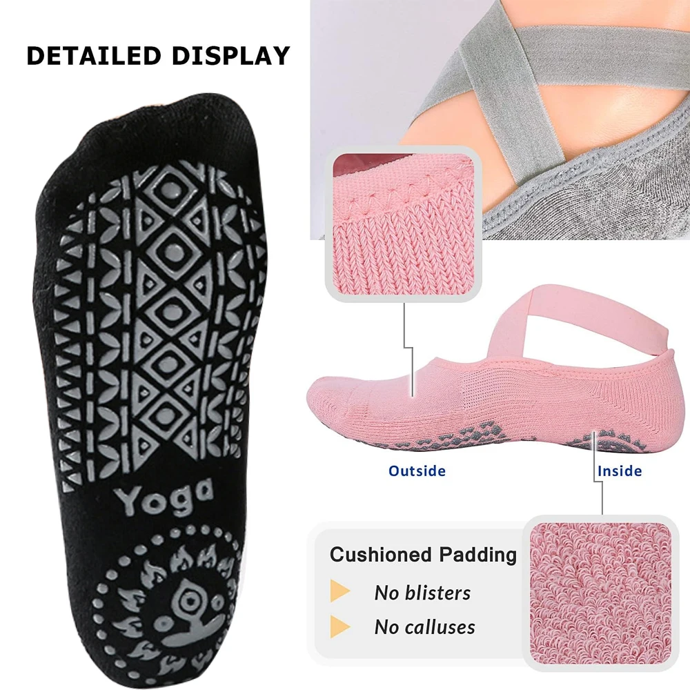 1Pair Yoga Socks for Women Non - Grip Sock Yoga recension och pris
