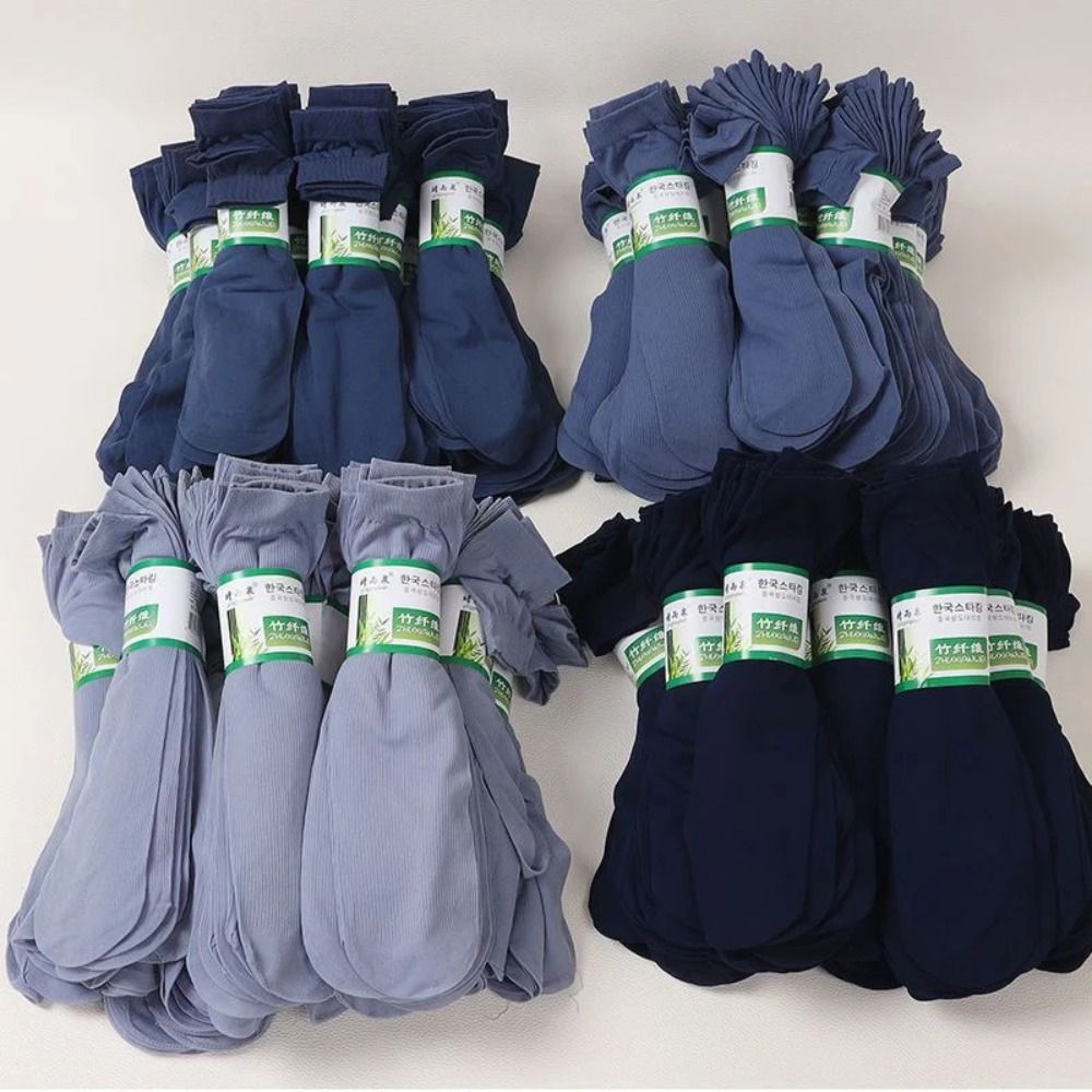 10pairs New Breathable Men Ice - Silk Sock Bamboo recension och pris