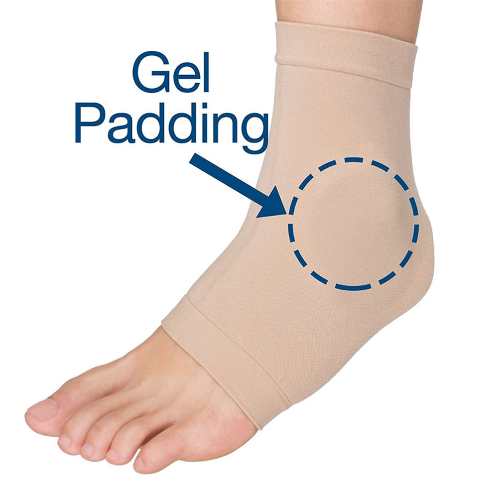 1Pair Boot Bumper Gel Pad Slee - Ankle Brace Sock recension och pris