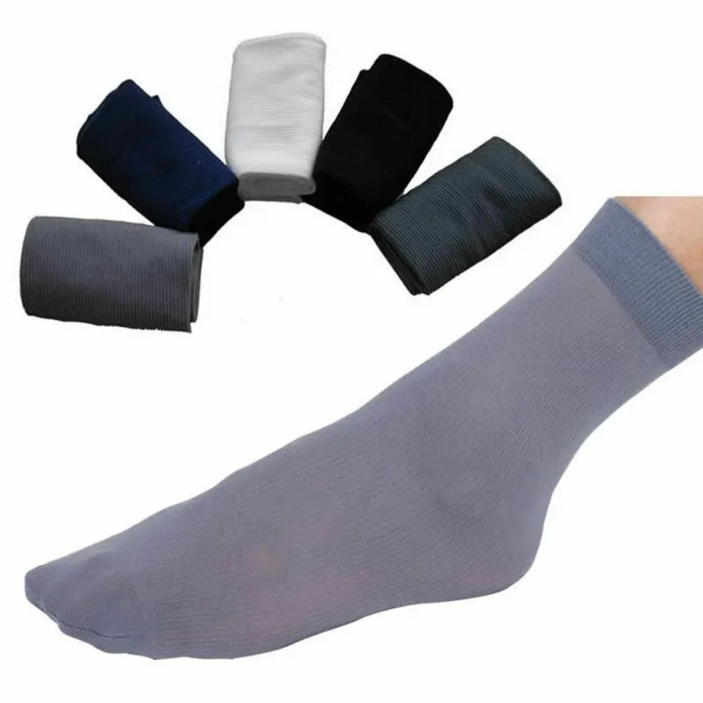 10Pairs Casual Breathable Men  - Silk Sock Bamboo recension och pris