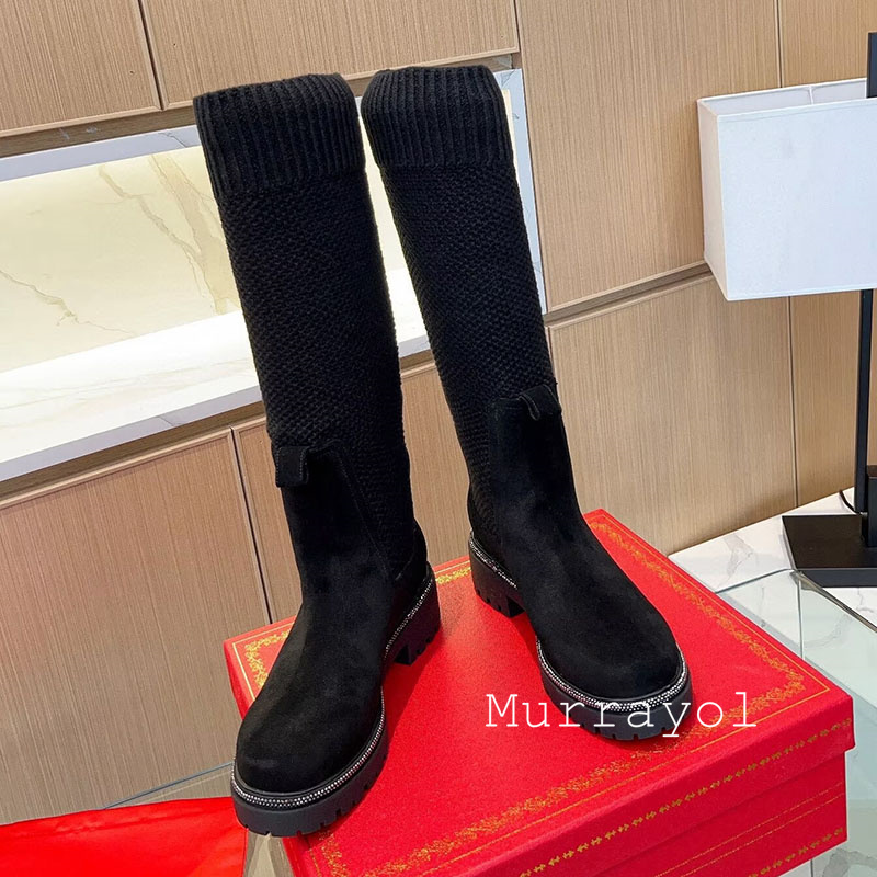 Knee High Boots Autumn Winter  - Knee High Sock Women recension och pris