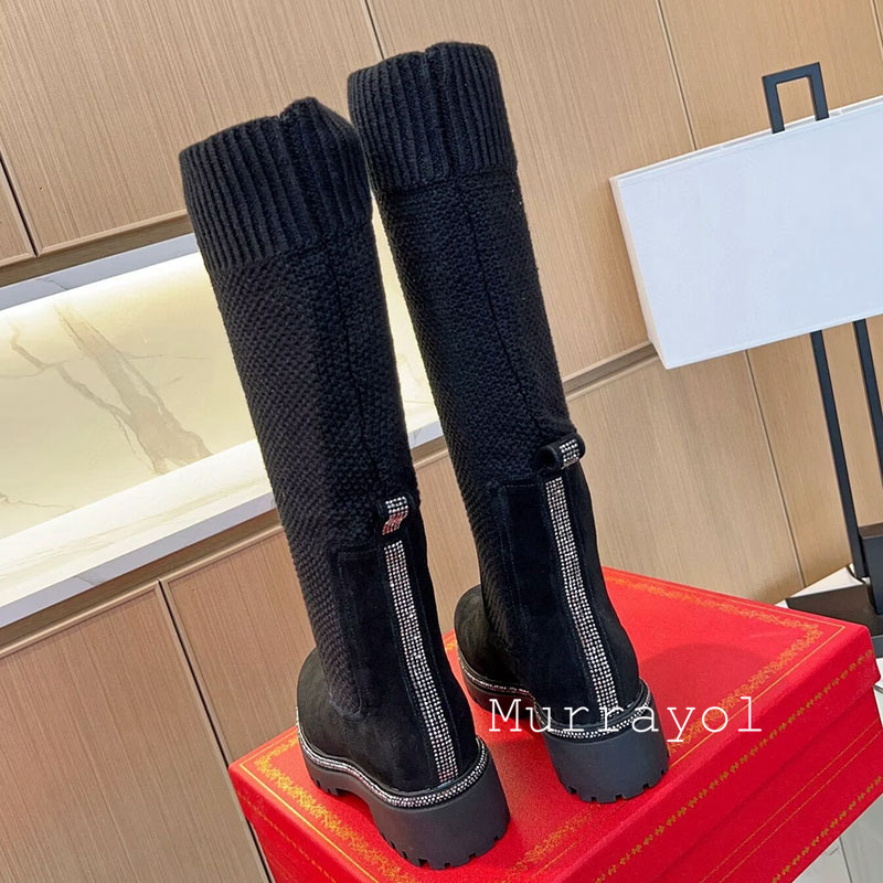 Knee High Boots Autumn Winter  - Knee High Sock Women recension och pris