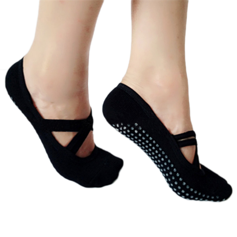 Yoga Socks Women Black Non Ski - Grip Sock Yoga recension och pris