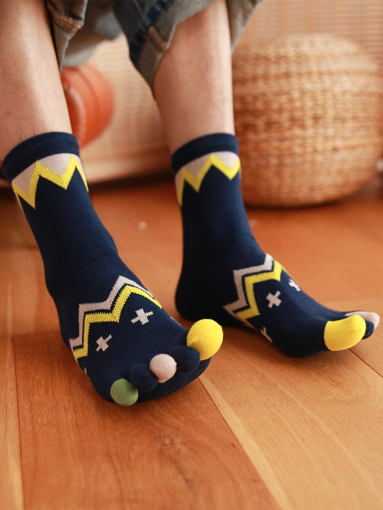 5 Pairs Four-season Pure Cotto - Toe Sock Split recension och pris